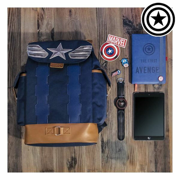 Casual Backpack The Avengers Blue