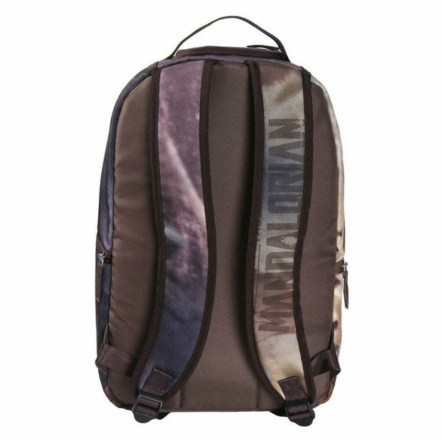 School Bag The Mandalorian Brown (30 x 44 x 12 cm)