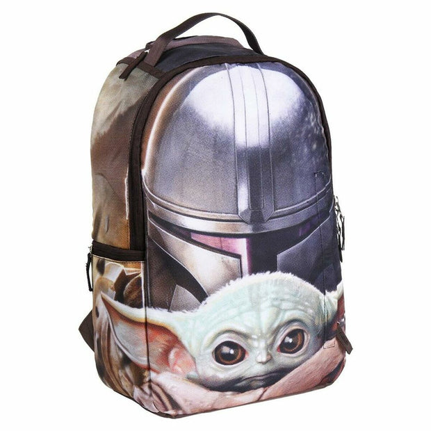 School Bag The Mandalorian Brown (30 x 44 x 12 cm)