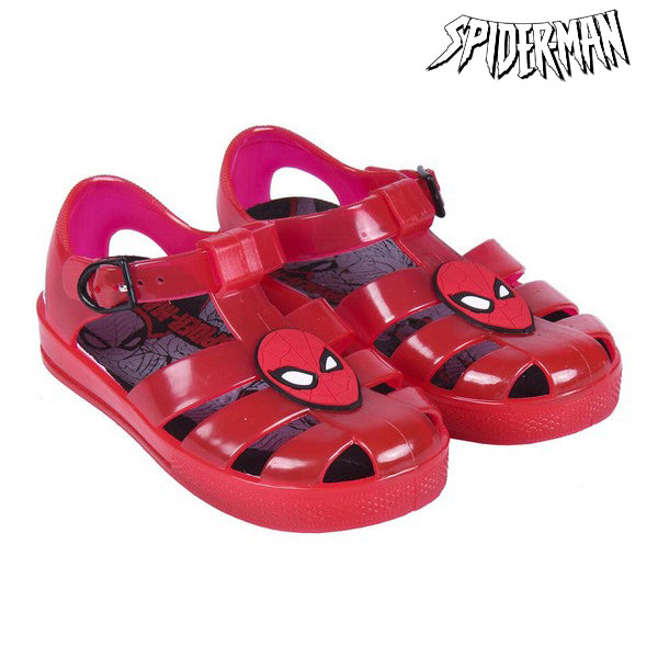 Children's sandals Spiderman Red