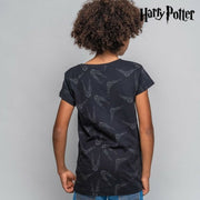 Child's Short Sleeve T-Shirt Harry Potter Grey