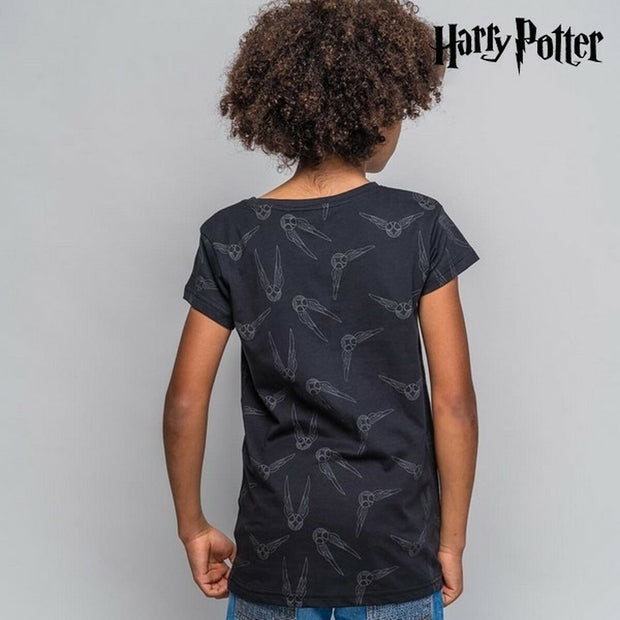 Child's Short Sleeve T-Shirt Harry Potter Grey