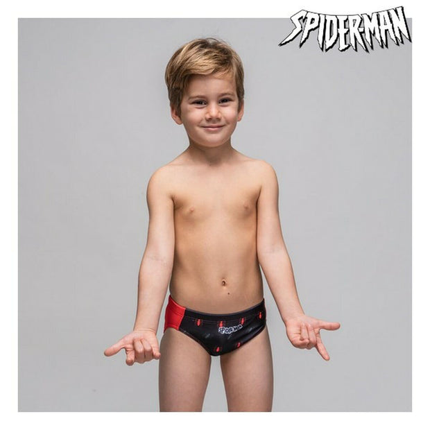 Children’s Bathing Costume Spiderman Red