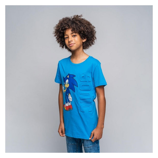 Child's Short Sleeve T-Shirt Sonic Blue