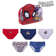 Pack of Underpants Spiderman Children Multicolour (5 uds)