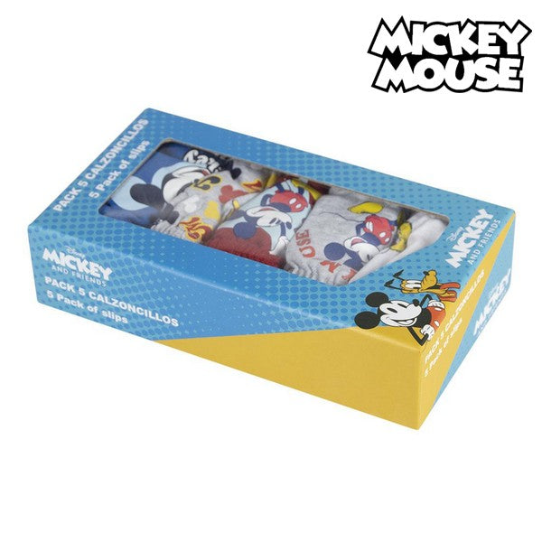 Pack of Underpants Mickey Mouse Children Multicolour (5 uds)