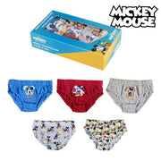 Pack of Underpants Mickey Mouse Children Multicolour (5 uds)
