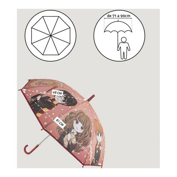 Automatic Umbrella Harry Potter Red (81 cm)