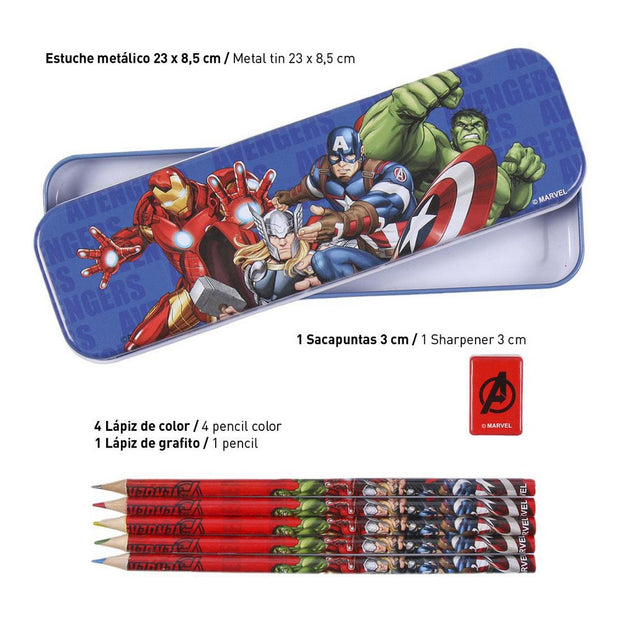 Stationery Set The Avengers Blue Dark blue