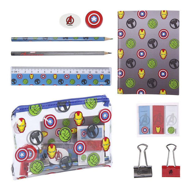 Stationery Set The Avengers Grey (12 pcs)