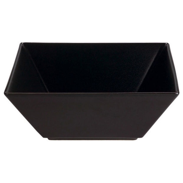 Salatschüssel Stoneware Schwarz (22 x 22 x 9 cm)