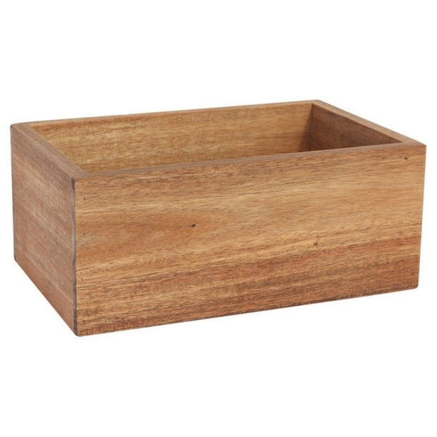 Halterung Inde Holz karriert (26,5 x 16,2 x 11 cm)