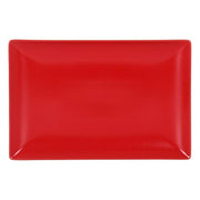 Schale Ming II rechteckig rot