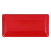 Schale Ming II rechteckig rot