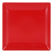 Dessertteller Ming II Rot karriert (21 x 21 x 2 cm)