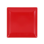 Dessertteller Ming II Rot karriert (21 x 21 x 2 cm)