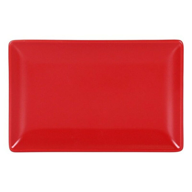 Schale Ming II rechteckig rot