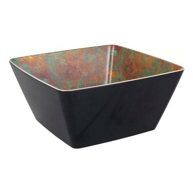 Salatschüssel Viejo Valle Goji Melamine Schwarz (25 x 25 x 12 cm)