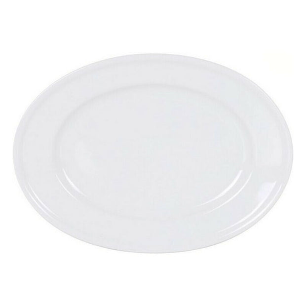Kochschüssel Olympia Oval Porzellan Weiß (31 cm)