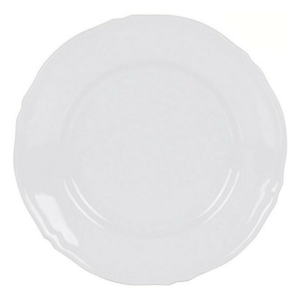 Flad plade Feuille Porzellan Weiß (Ø 32 cm)
