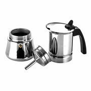 Italienische Kaffeemaschine FAGOR Etnica Edelstahl 18/10 (4 Kopper)