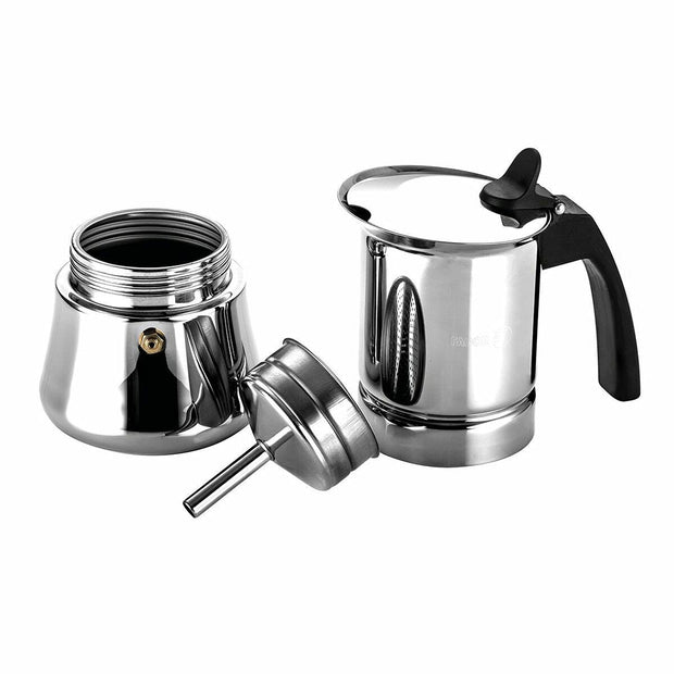 Italienische Kaffeemaschine FAGOR Etnica Edelstahl 18/10 (4 Kopper)