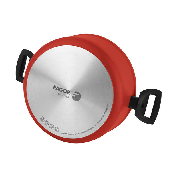 Kasserolle FAGOR Rot Aluminium (Ø 20 cm)