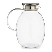 Kanne mit Deckel 2,5 L Durchsichtig Borosilikatglas (15,5 x 22 x 20 cm)