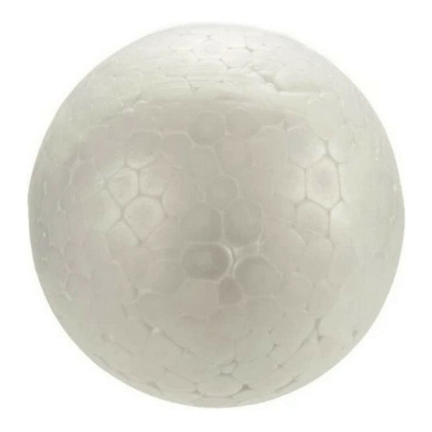 Materials for Handicrafts Bag of polystyrene balls (2 Pieces) (Ø 6 cm)