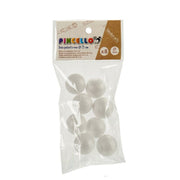 Materials for Handicrafts Bag of polystyrene balls (8 Pieces) (Ø 3 cm)