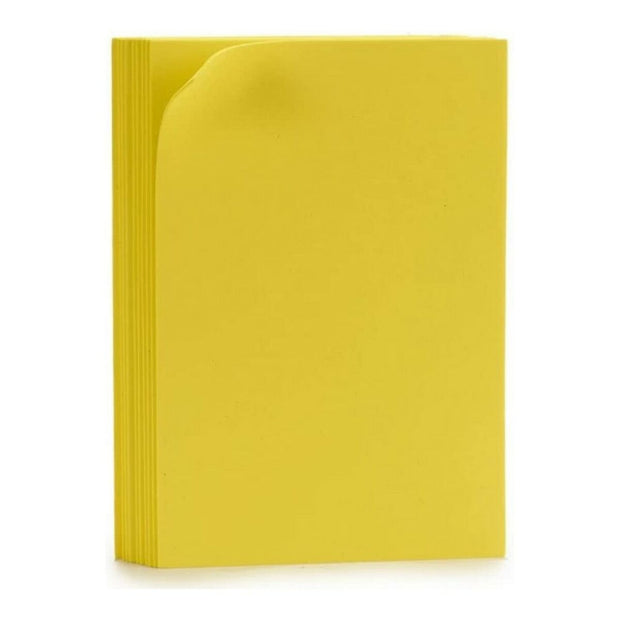 Paper Eva Rubber 10 (65 x 0,2 x 45 cm) (10 Pieces) Yellow