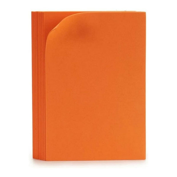 Paper Eva Rubber 10 (30 x 0,2 x 20 cm) (10 Pieces) Orange