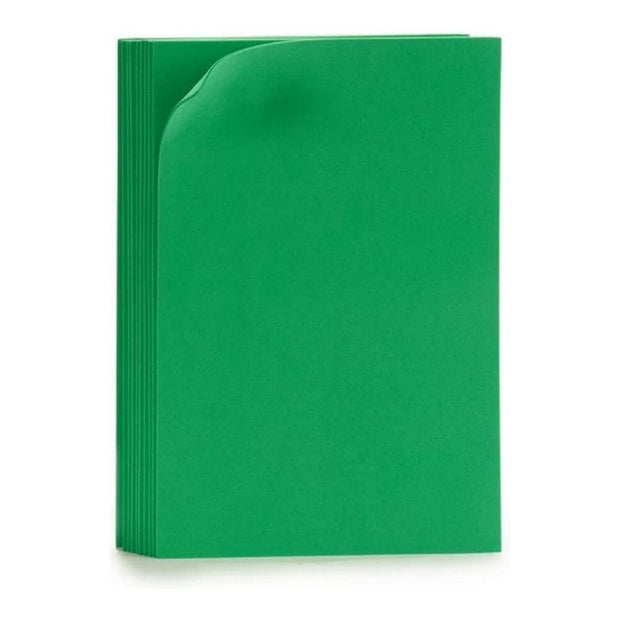 Paper Eva Rubber 10 Olive (30 x 0,2 x 20 cm) (10 Pieces) Green