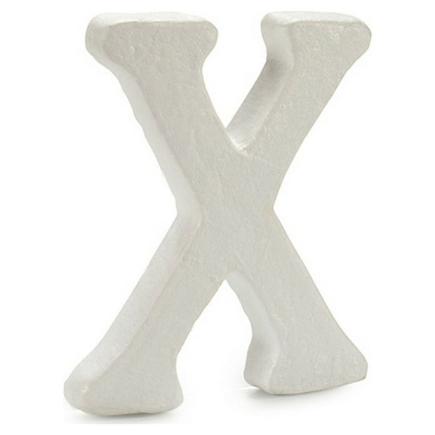 Letter X polystyrene