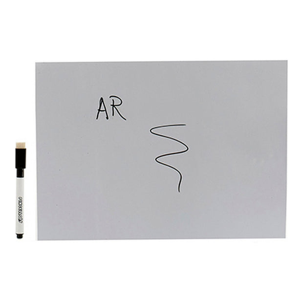 Magnetic Board with Marker Metal (21 x 1 x 29,5 cm)
