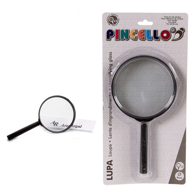 Magnifying glass Black Glass (1,5 x 17,5 x 9 cm)