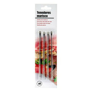 Gabel-Set Meeresfrüchte (27 x 7 cm) (4 Stücke)