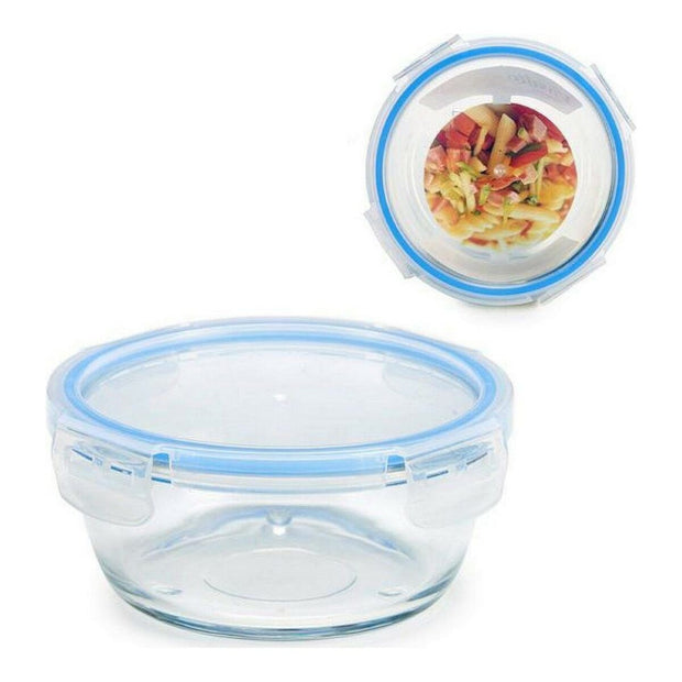 Lunchbox Vivalto Glas Kristall (0,58 L) (15 x 7 x 15 cm) (580 ml)