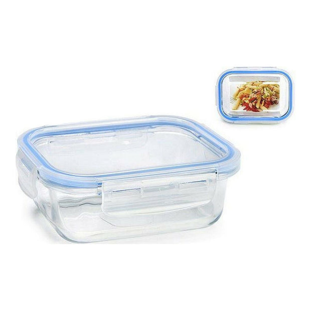 Lunchbox Vivalto Glas Kristall (420 ml) (0,42 l) (11,5 x 6 x 16 cm)