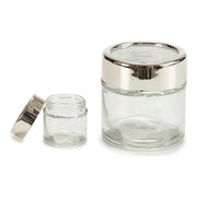 Glasbehälter mit Deckel Kristall Durchsichtig Kunststoff (80 ml)