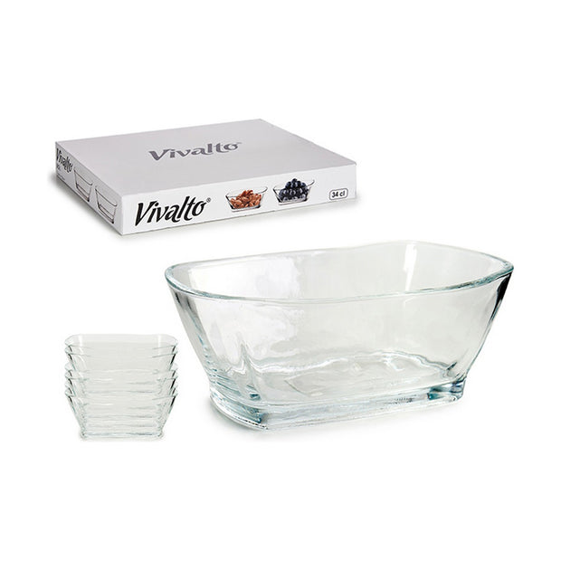Schale Oval Durchsichtig Glas (340 ml)