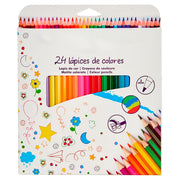 Colouring pencils Wood (24 pcs)