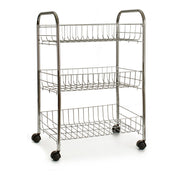 Gemüsewagen Metall (26 x 63 x 40 cm) 3 Ebenen