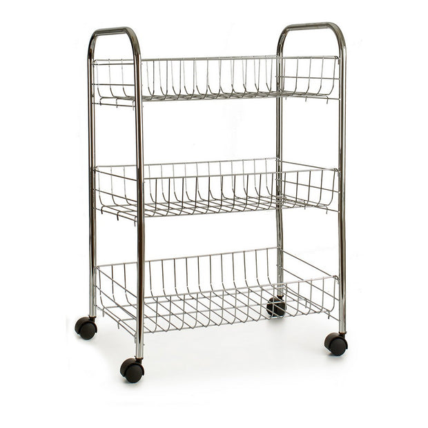Gemüsewagen Metall (26 x 63 x 40 cm) 3 Ebenen