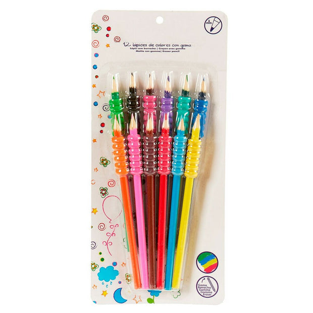 Colouring pencils Wood (12 Pieces)