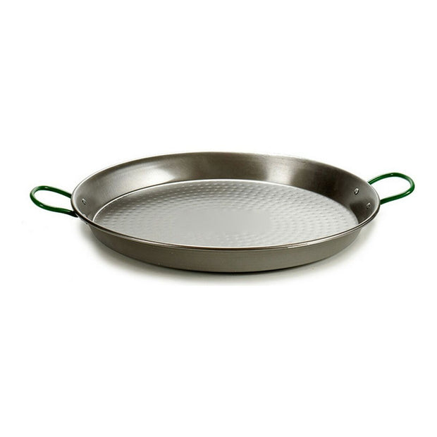 Pfanne Ø 80 cm Gebürsteter Edelstahl (80 x 8 x 98 cm)