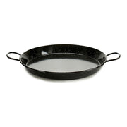Pfanne Schwarz Emaillierter Edelstahl 20 (72 x 6,5 x 60 cm)