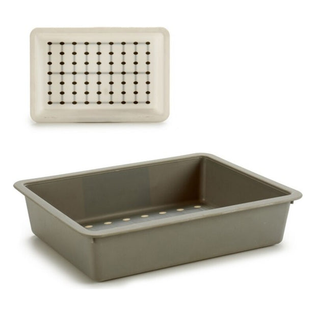 Besteckkasten Kunststoff (16 x 5 x 24 cm)