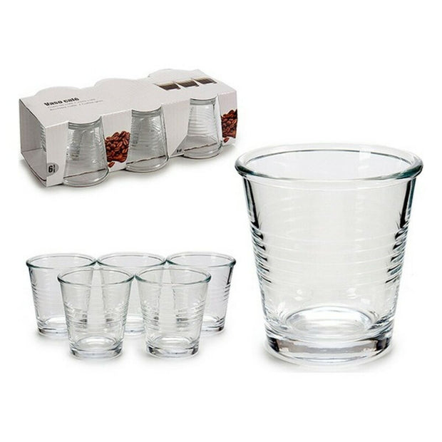 Gläserset 6 Stücke Durchsichtig Glas (90 ml)