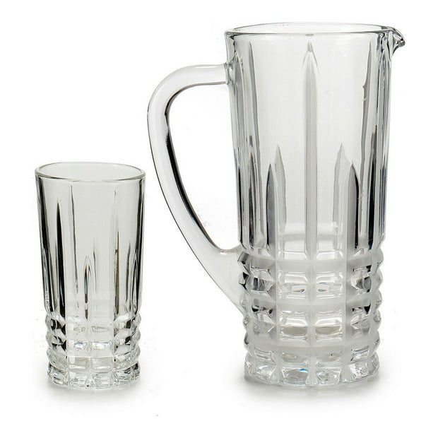 Gläserset Vivalto 7 pcs Durchsichtig (250 ml) (16 x 23,5 x 25,5 cm) 6 x (25 cl) / 1 x (1 l)